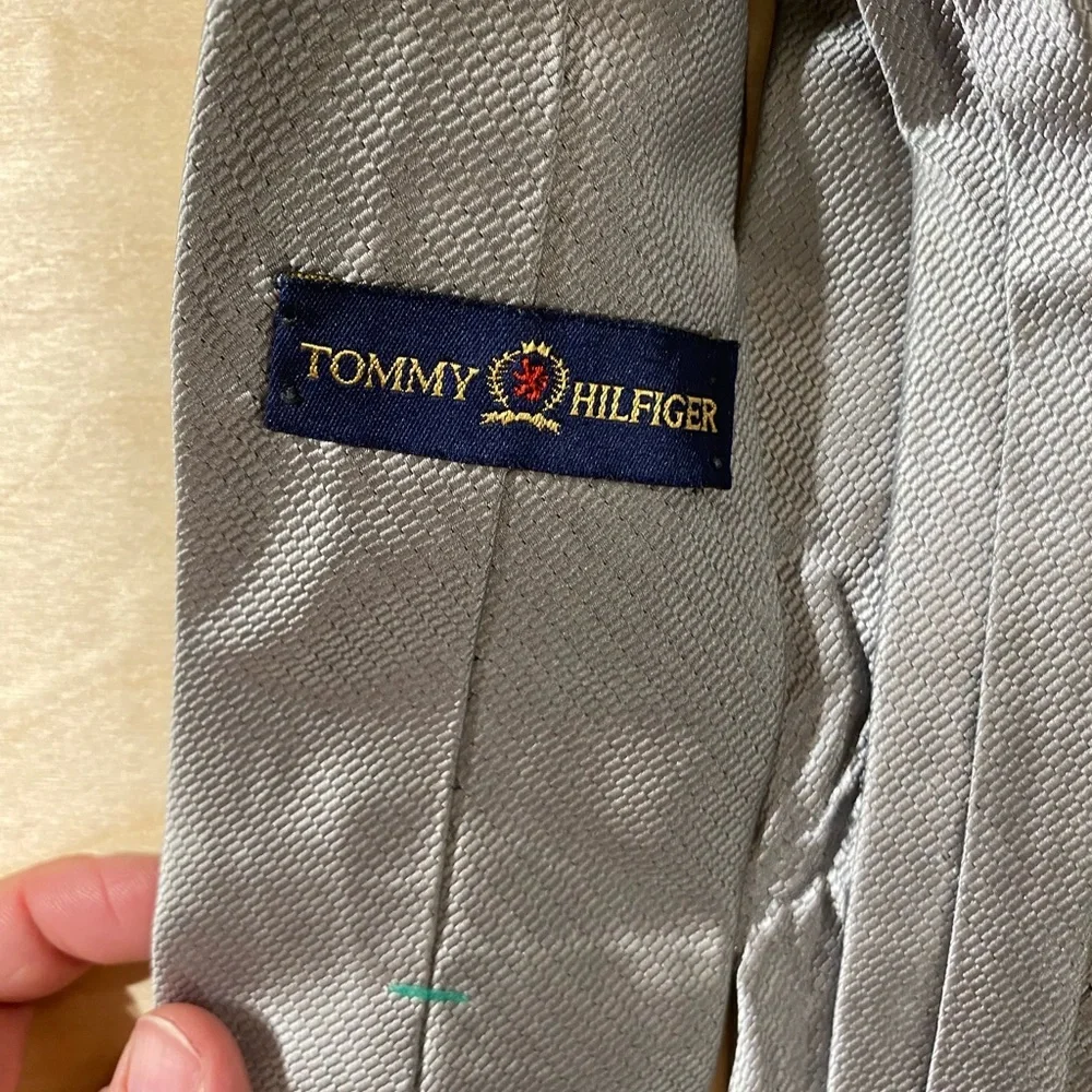 Tommy Hilfiger Classic Silver Tie (OM)